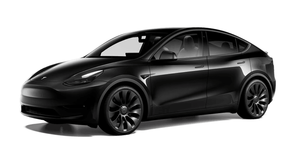 Tesla Y no background