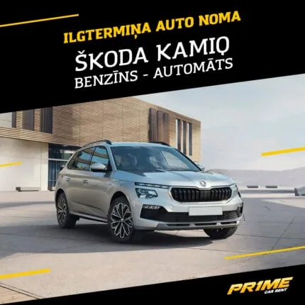 Škoda Kamiq – ilgtermiņa auto noma
