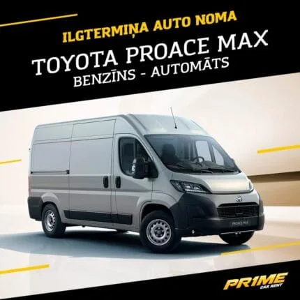 Toyota Proace Max Panel van L3H2 3.5T single side door 2.2 D-4D – ilgtermiņa auto noma